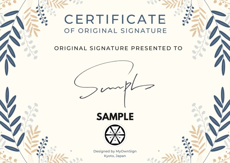 Sample Signature